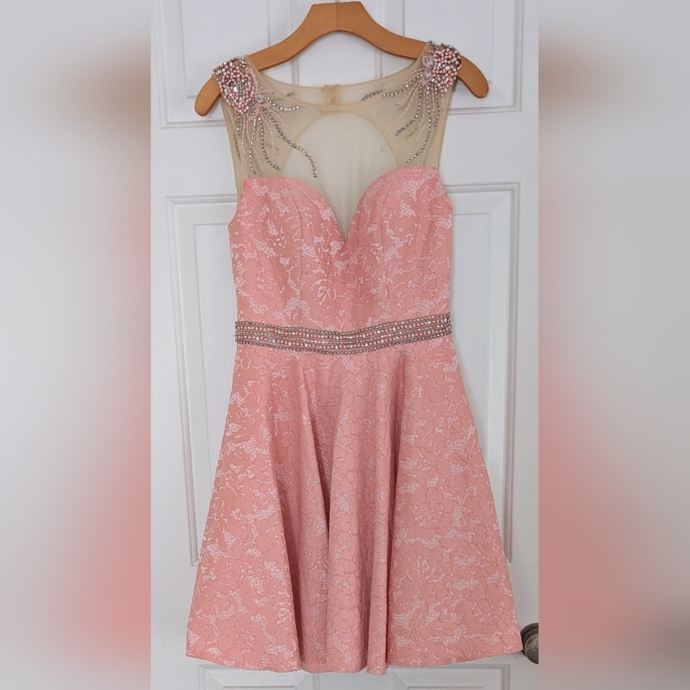 NWT Camille La Vie Embellished Boutique Mini Dress